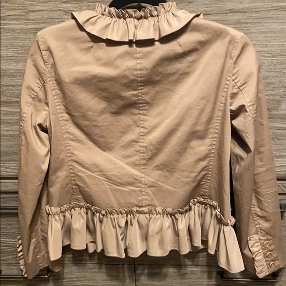 JCrew Ruffle Jacket Blazer size 4 small - Picture 4 of 11